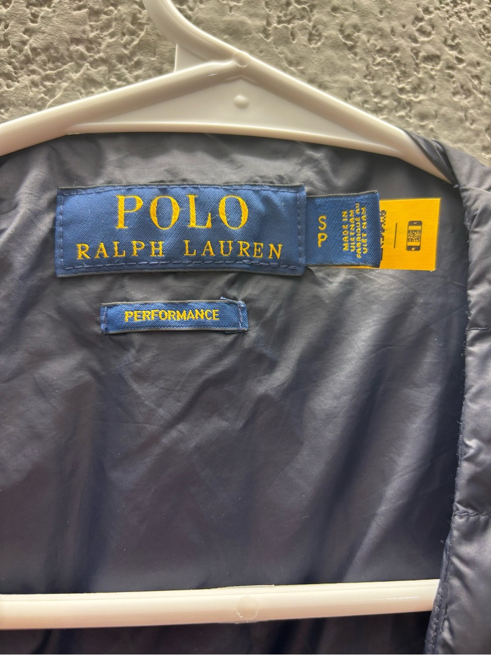 Ralph Lauren Navy Quilted Down Vest - Picture 4 of 10